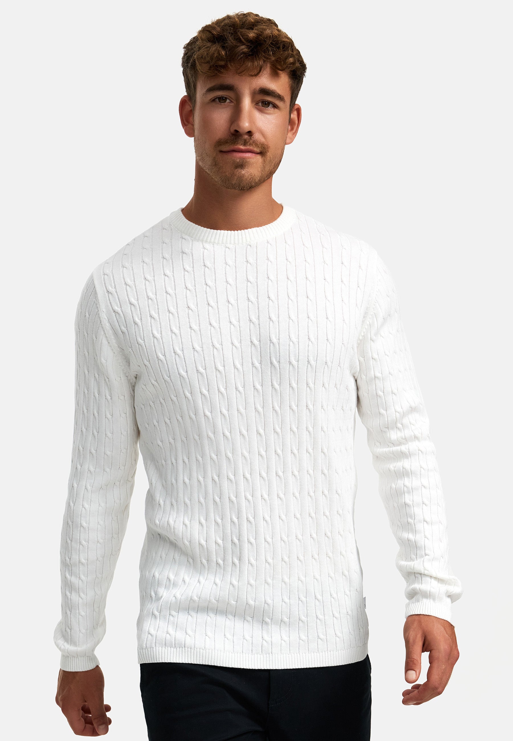 Strickpullover KSCable Snow White