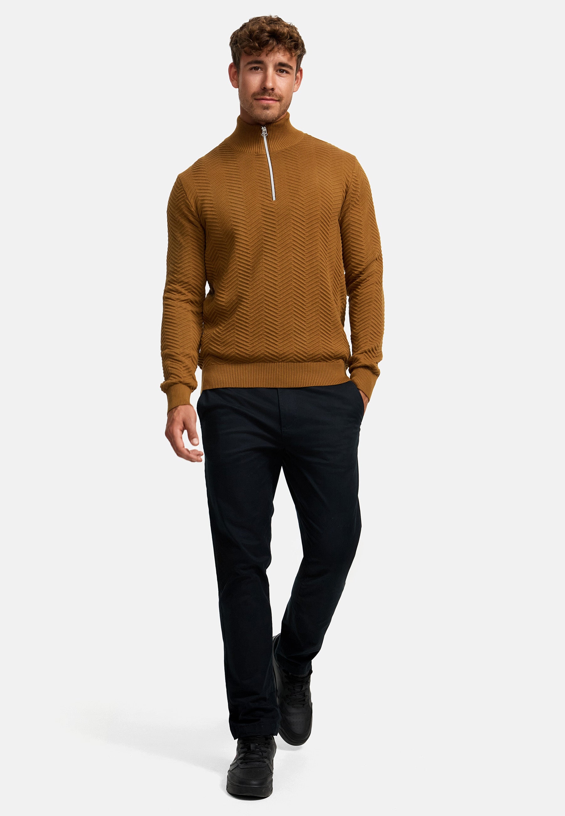 Strickpullover KSCarlo Half-Zip Rubber