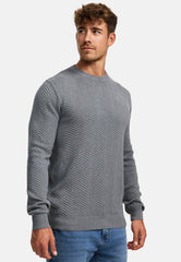 Strickpullover KSCarlo Lt Grey Mix