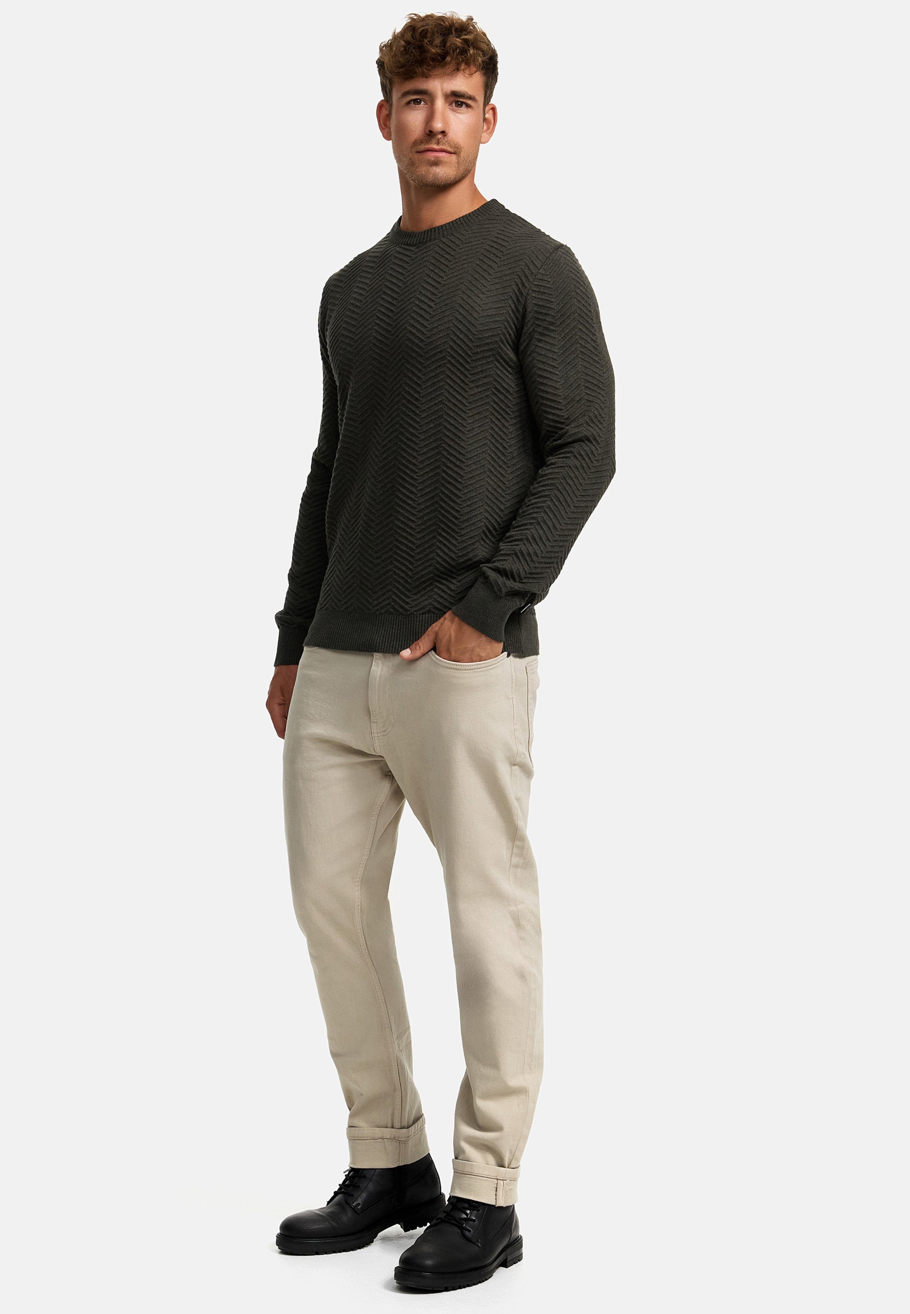 Strickpullover KSCarlo Army Mix