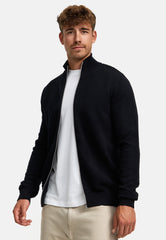Strickjacke KSCarlo Zip Black