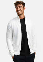 Strickjacke KSCarlo Zip Snow White