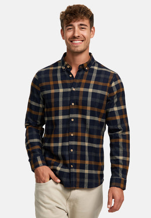 Hemd Langarm KSDean Kariert Monk's Robe New Produktbild