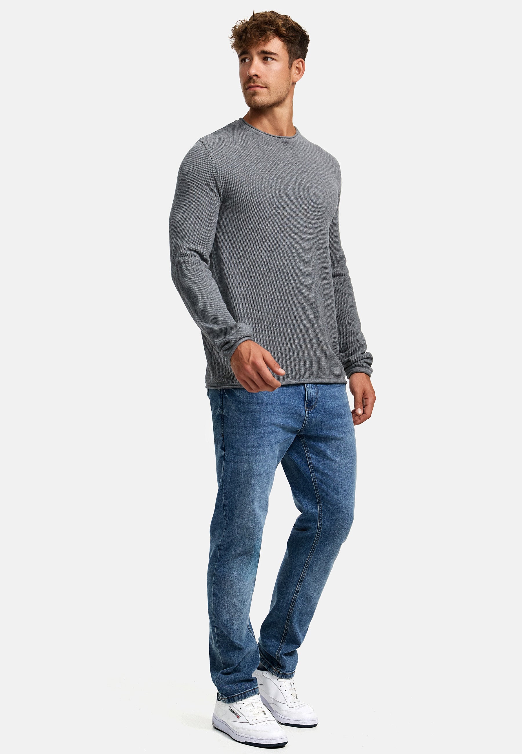 Strickpullover KSPep Lt Grey Mix