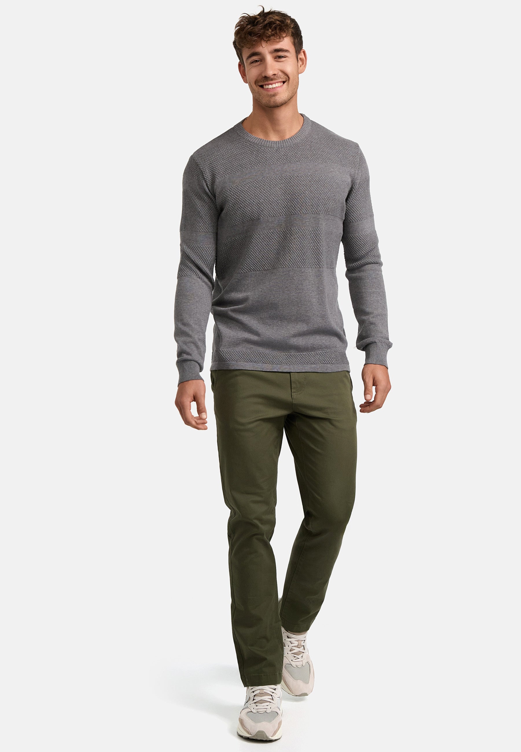 Strickpullover KSHannes Lt Grey