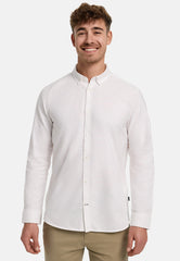 Hemd Langarm KSJohan Oxford Offwhite