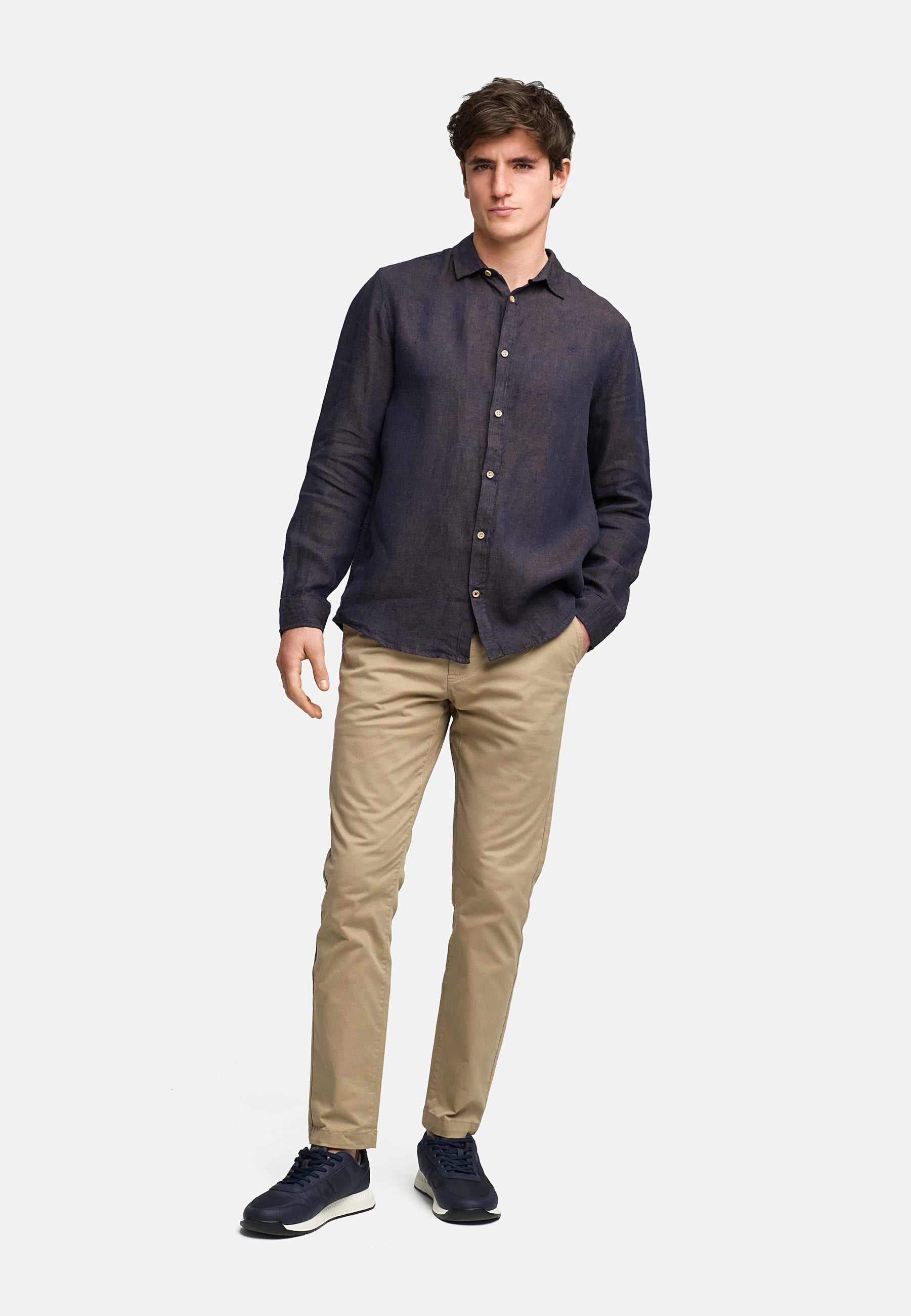 Hemd Langarm KSAyers Chocolate Plum