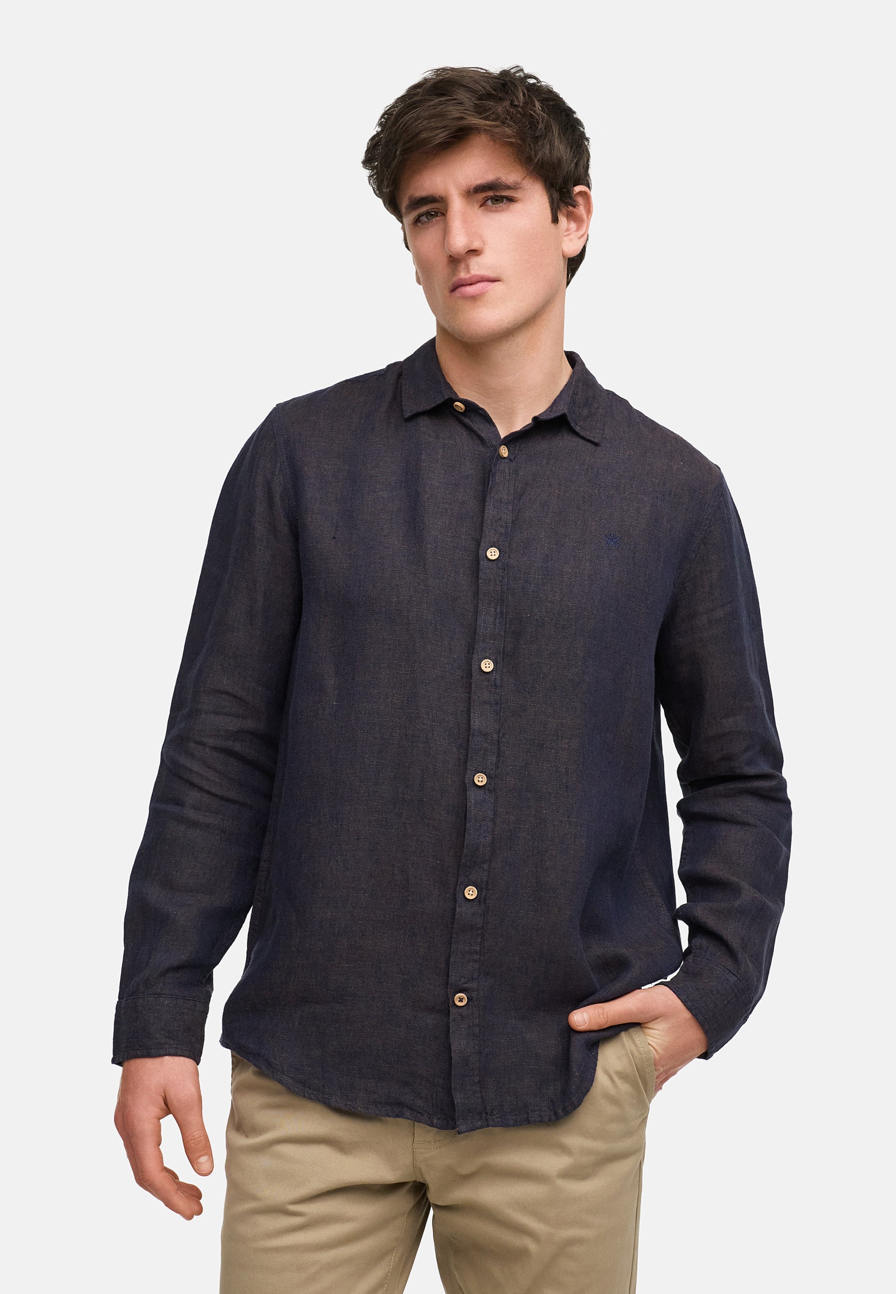 Hemd Langarm KSAyers Chocolate Plum