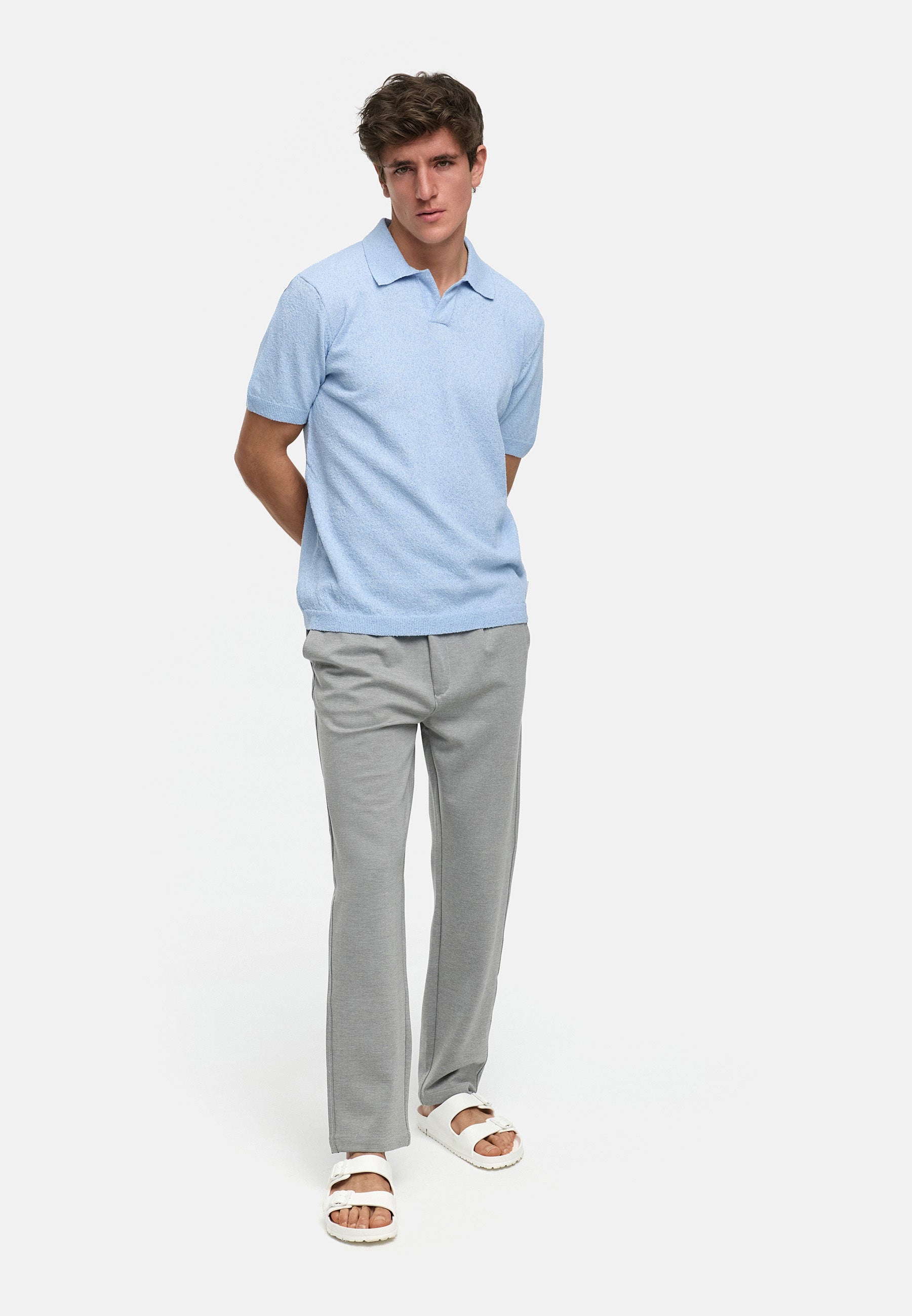 Poloshirt KSBlake knit Ashley Blue