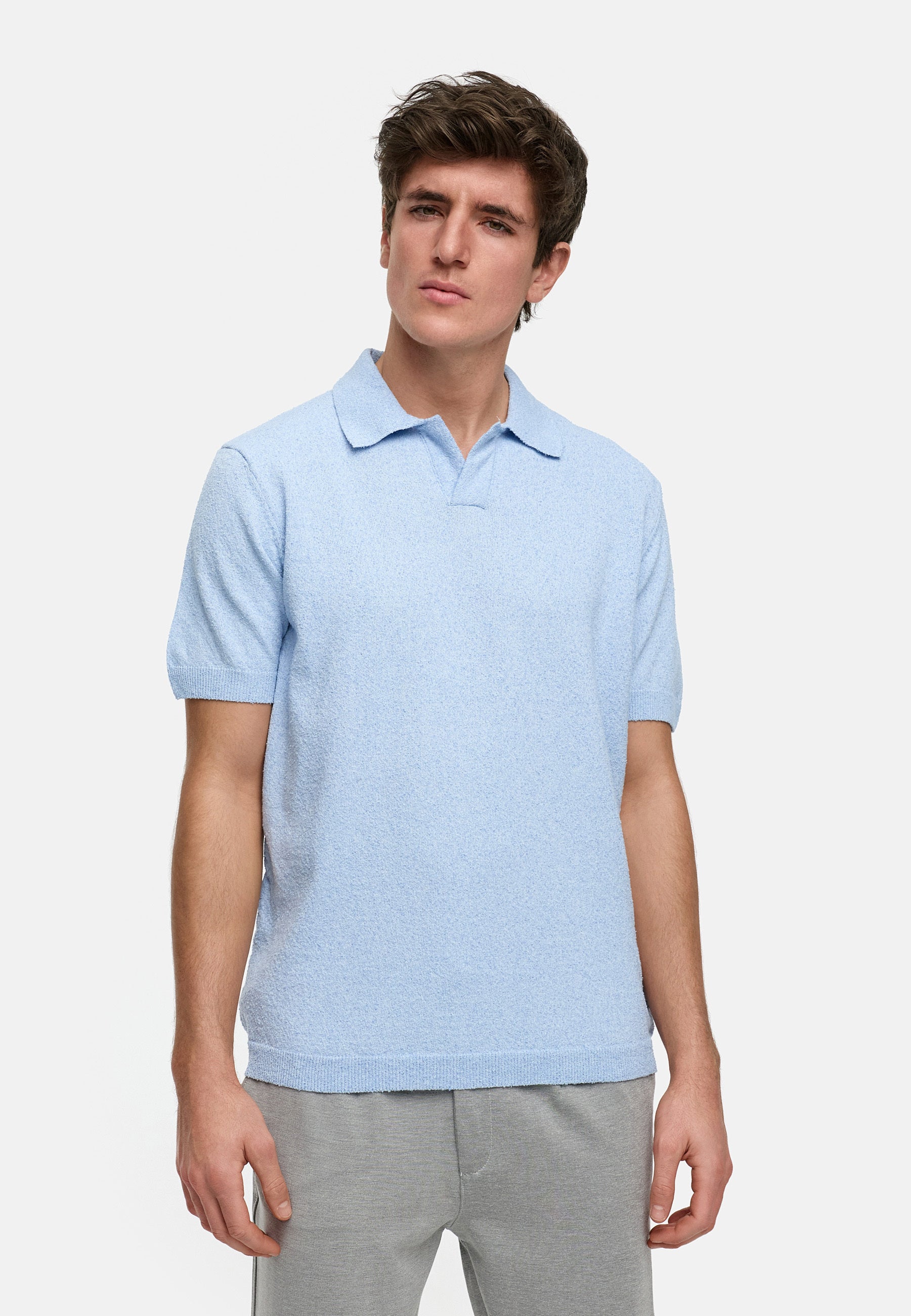 Poloshirt KSBlake knit Ashley Blue