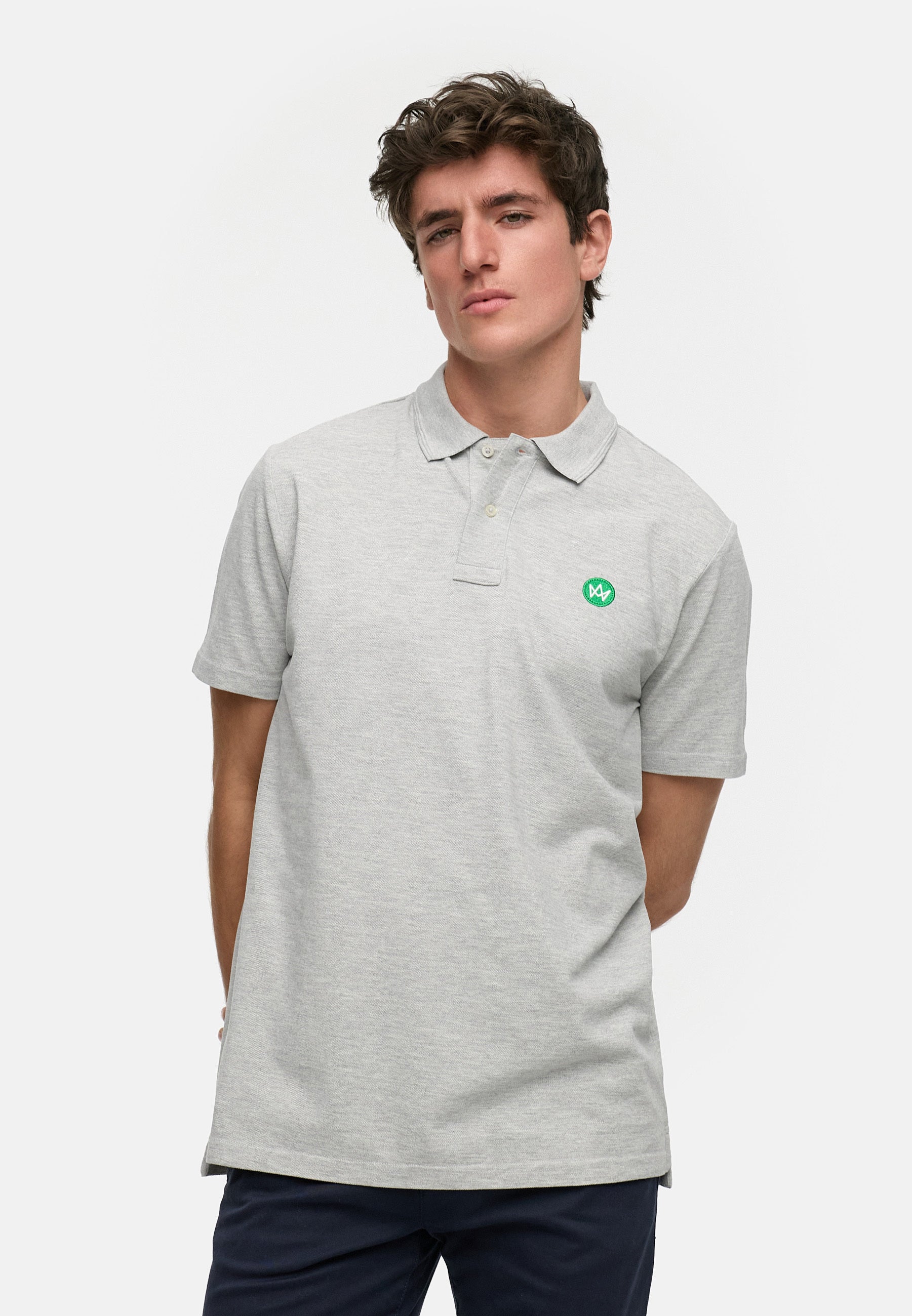 Poloshirt KSImber Lt Grey Mix