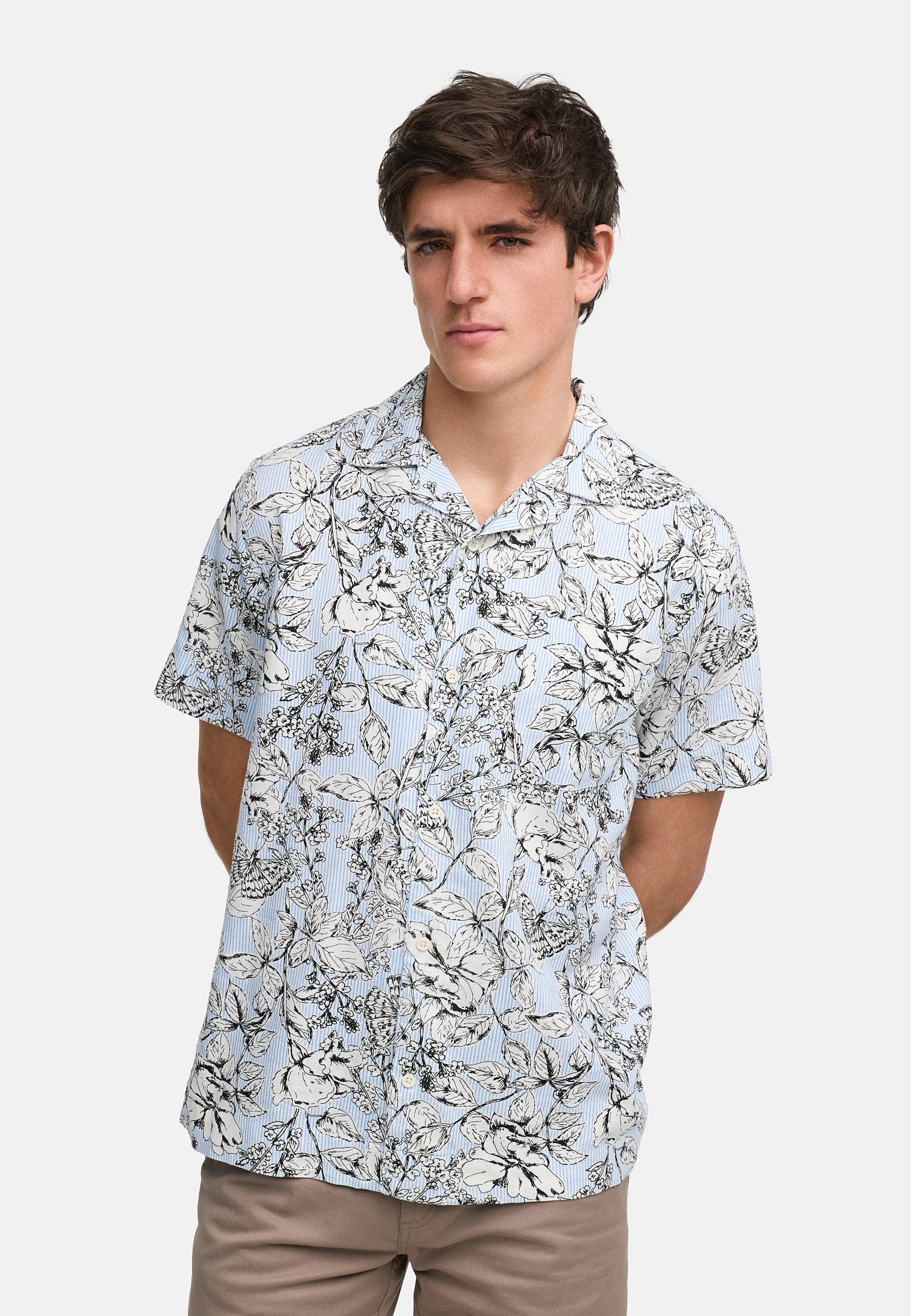 Hemd Kurzarm KSBridge Light Blue