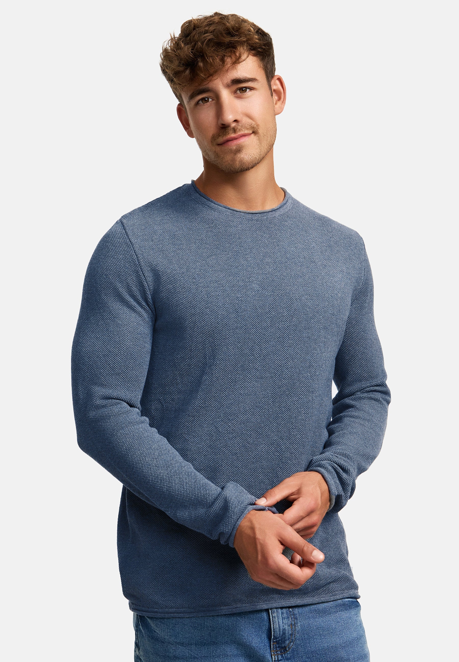 Strickpullover KSPep Federal Blue Mix