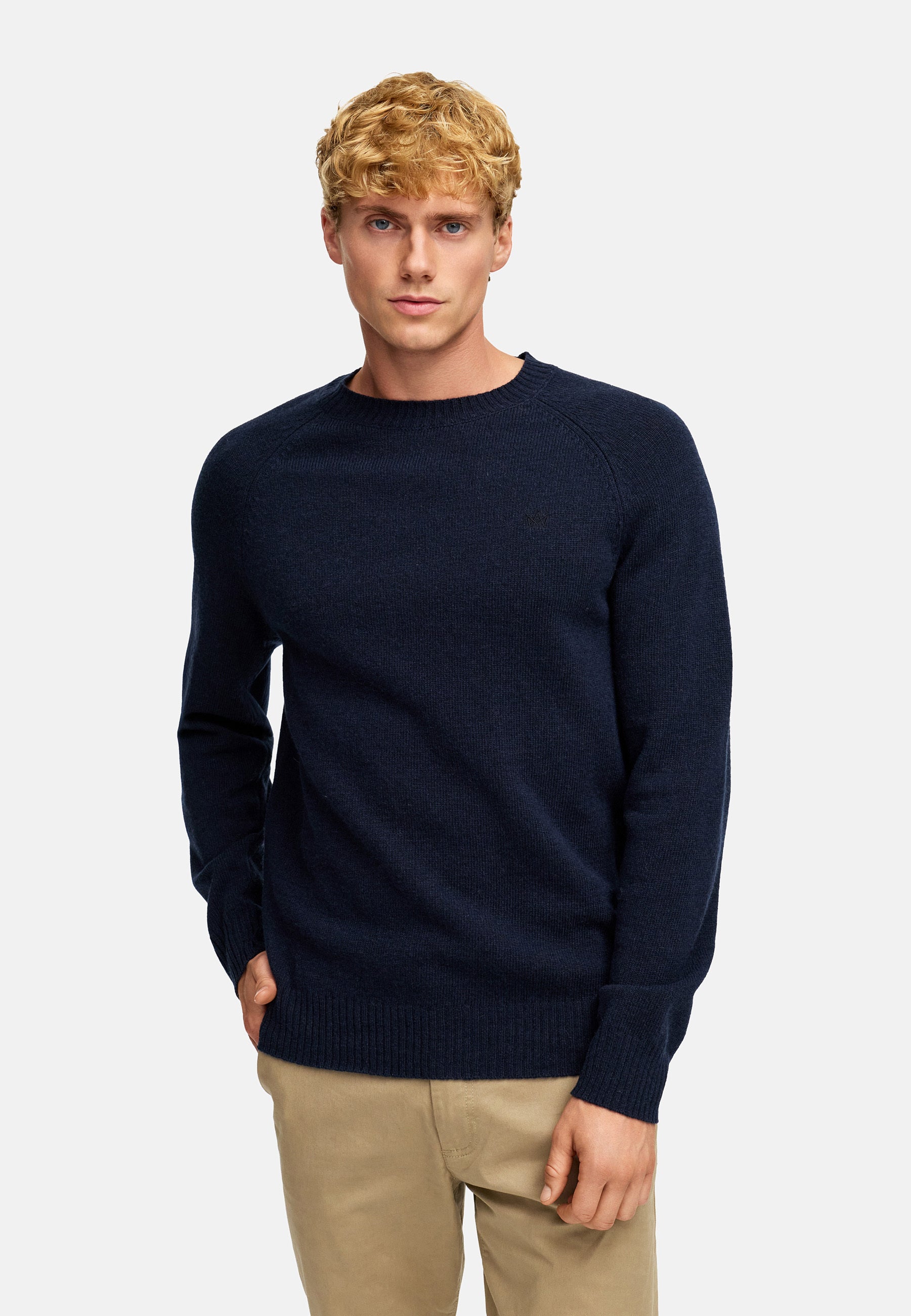Strickpullover KSLarson crew neck knit Sky Captain