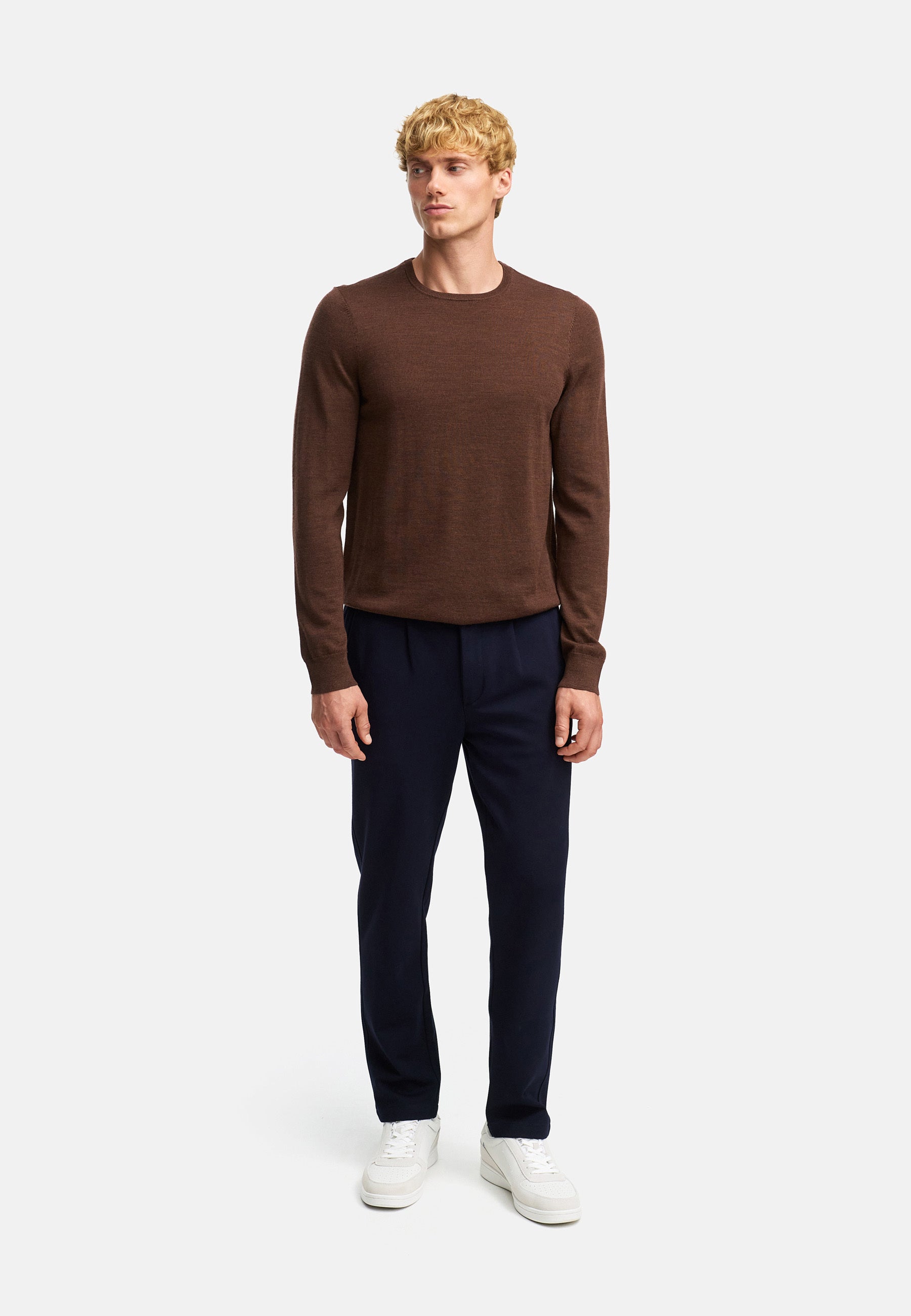 Strickpullover KSJohannes merino crew knit Monk's Robe