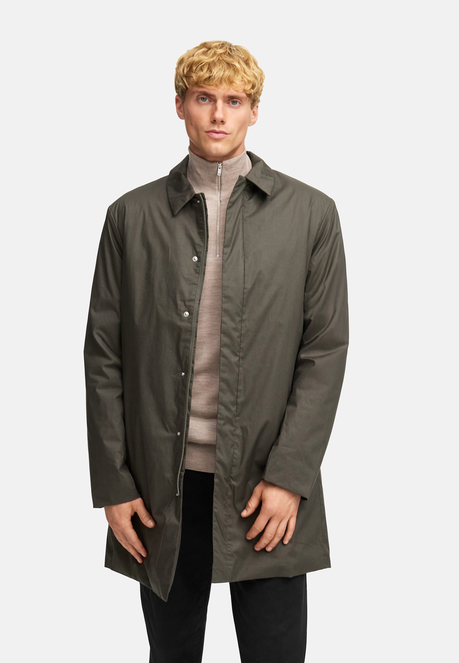 Mantel KSCane padded car coat Urban Green