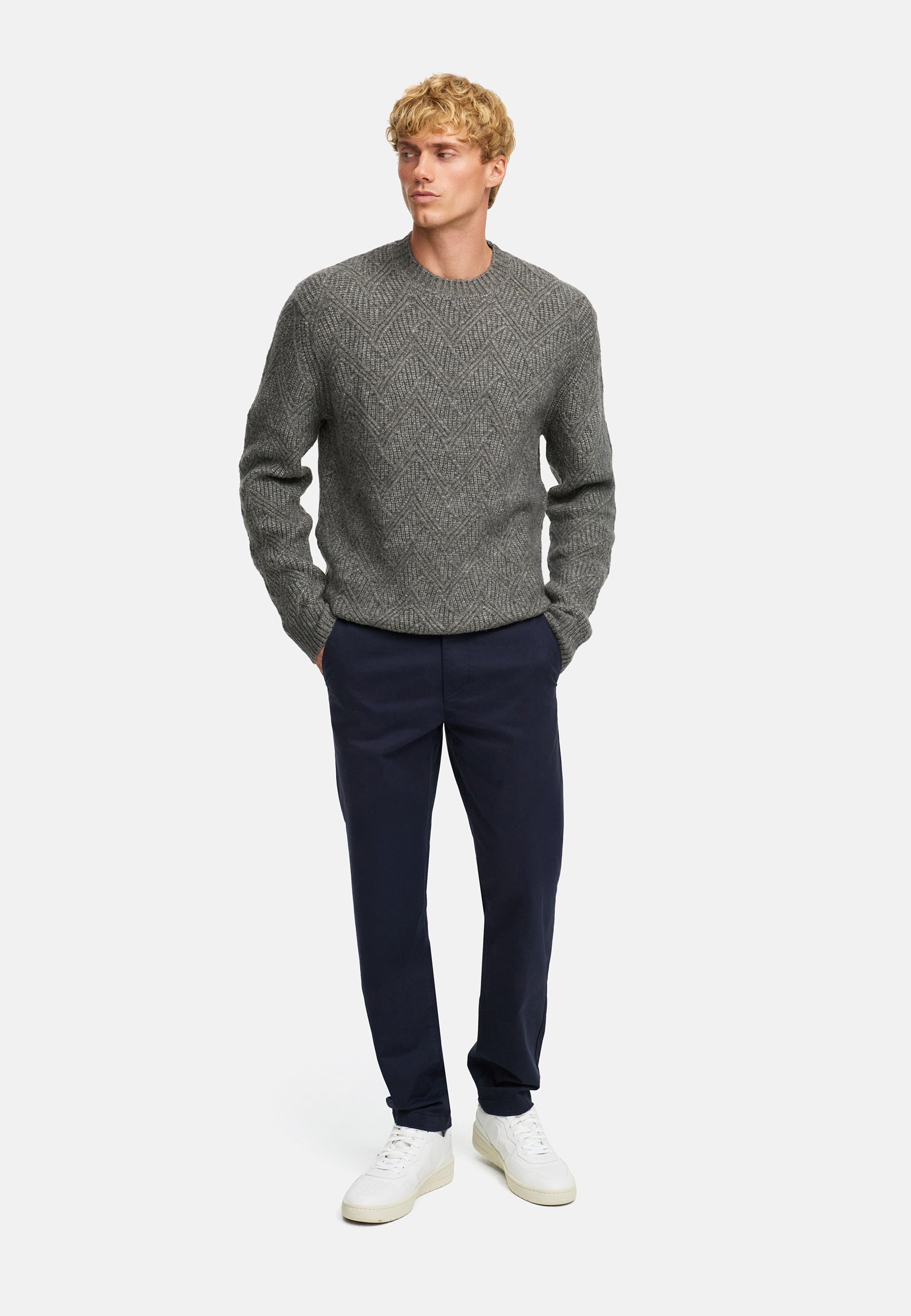 Strickpullover KSPollard Crew Neck Dark stone Mix