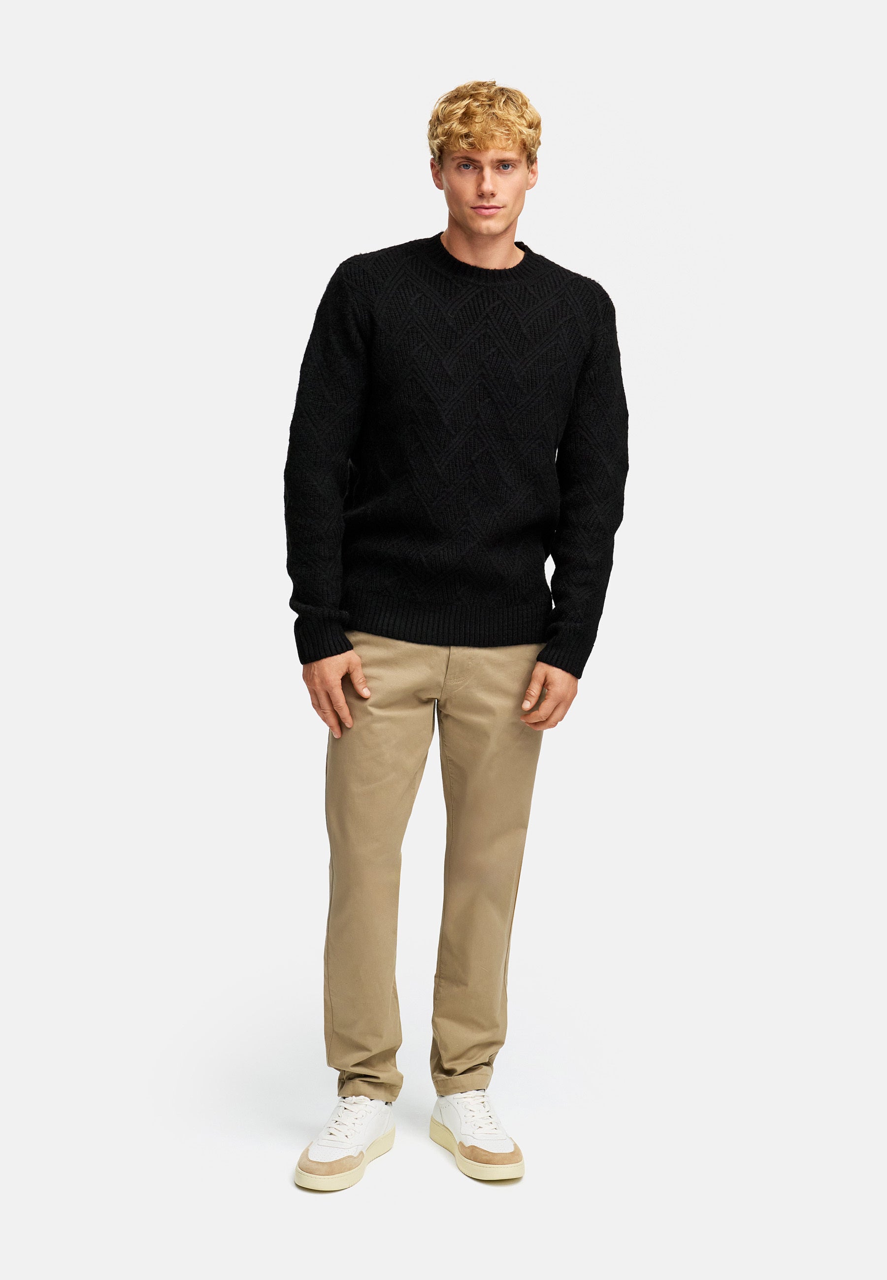 Strickpullover KSPollard Crew Neck Black