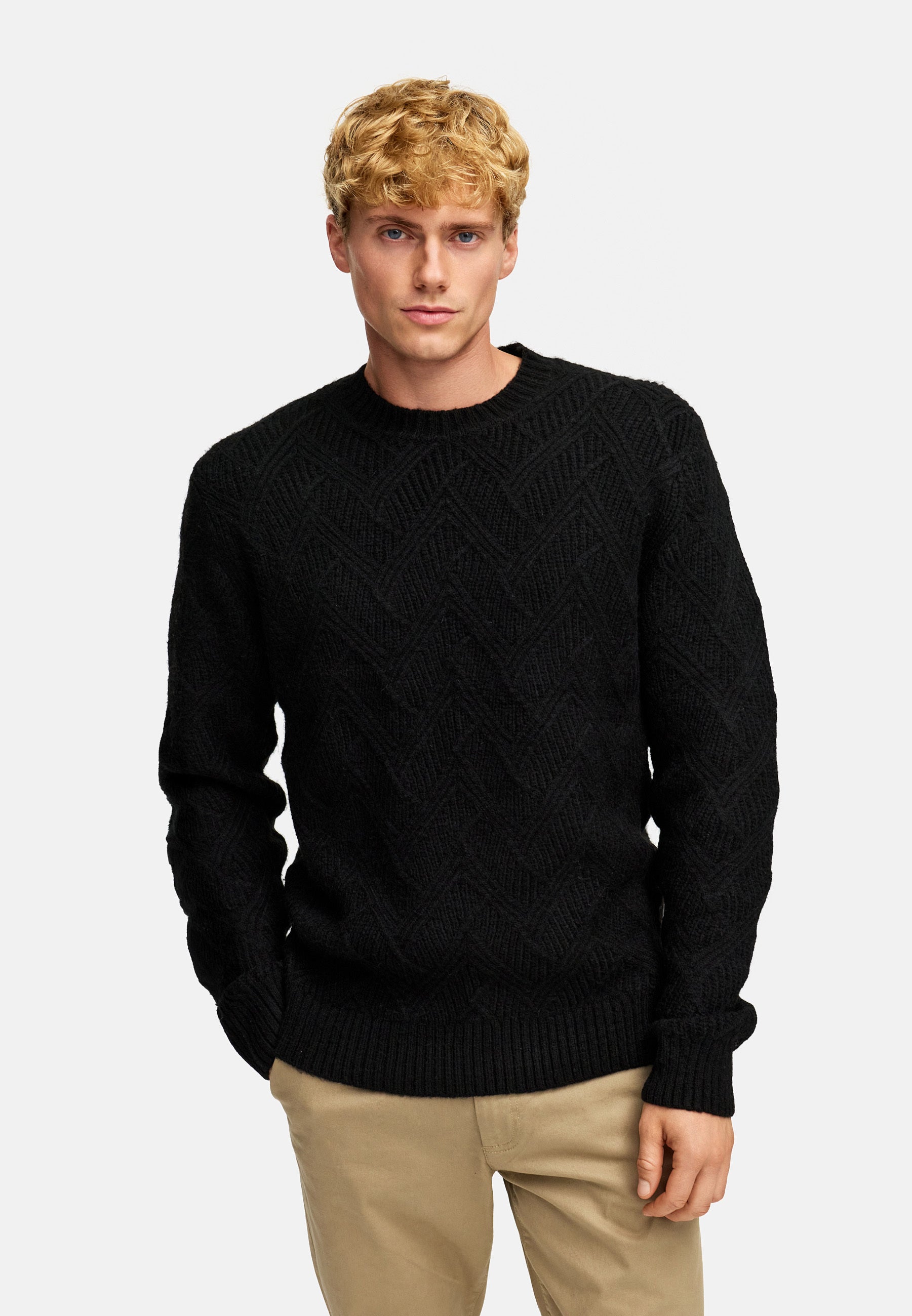Strickpullover KSPollard Crew Neck Black