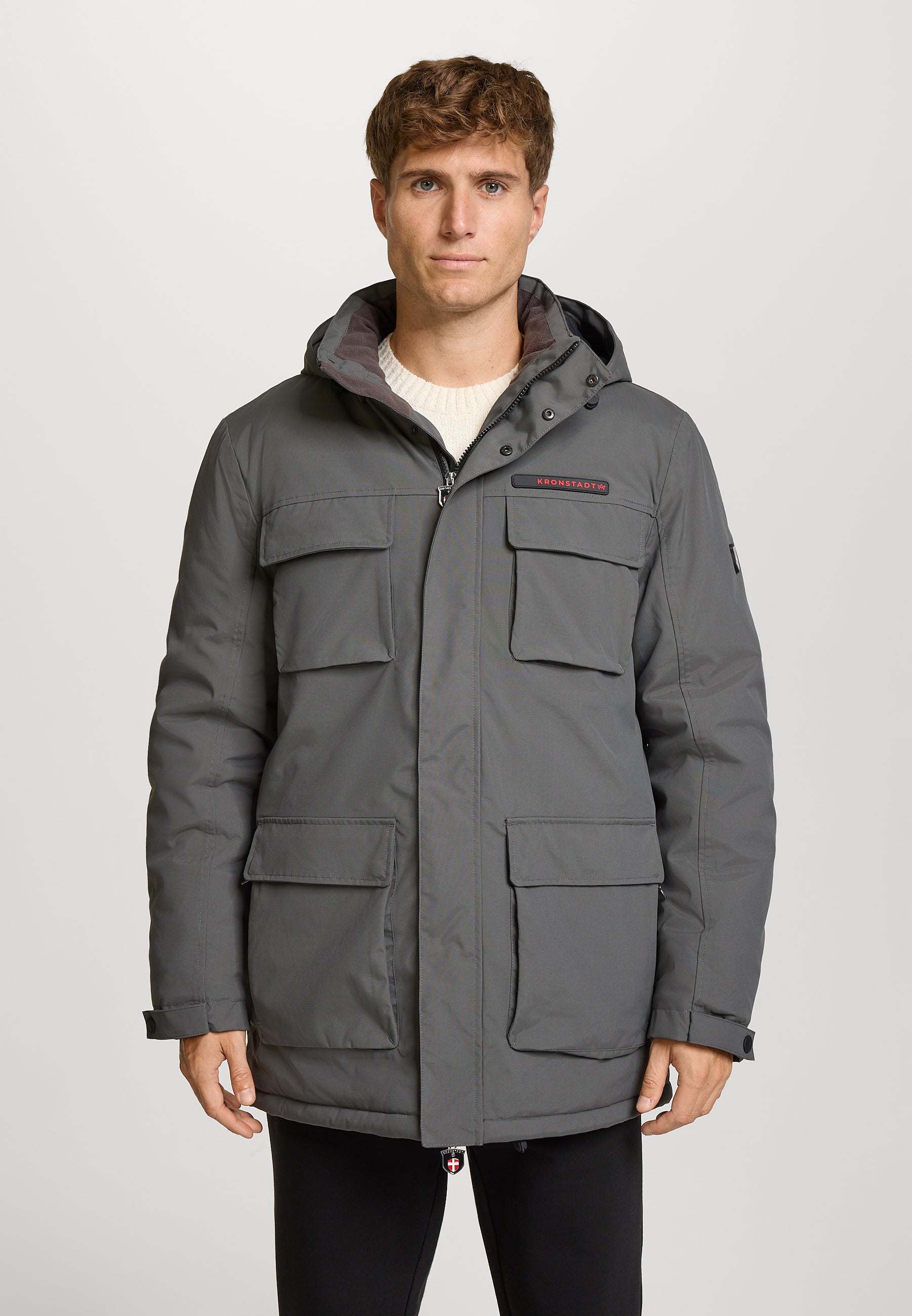Winterjacke KSHarrington hood jacket Dk Grey