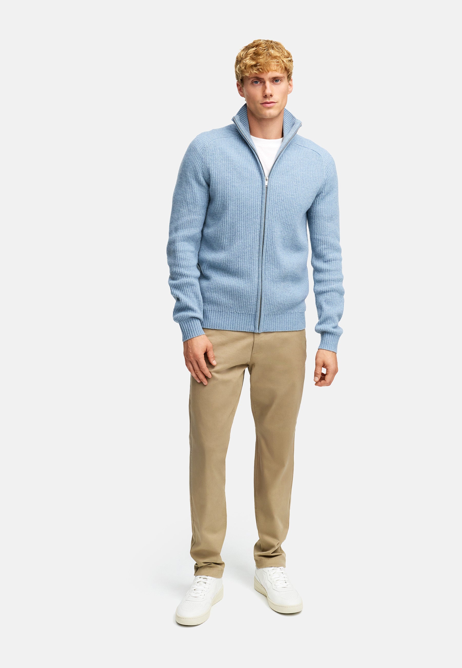 Strickjacke KSDorsey zip cardigan knit Blue Shadow Mix