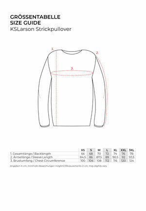 Strickpullover KSLarson Strick Crew Neck Mayfly Mix Produktbild