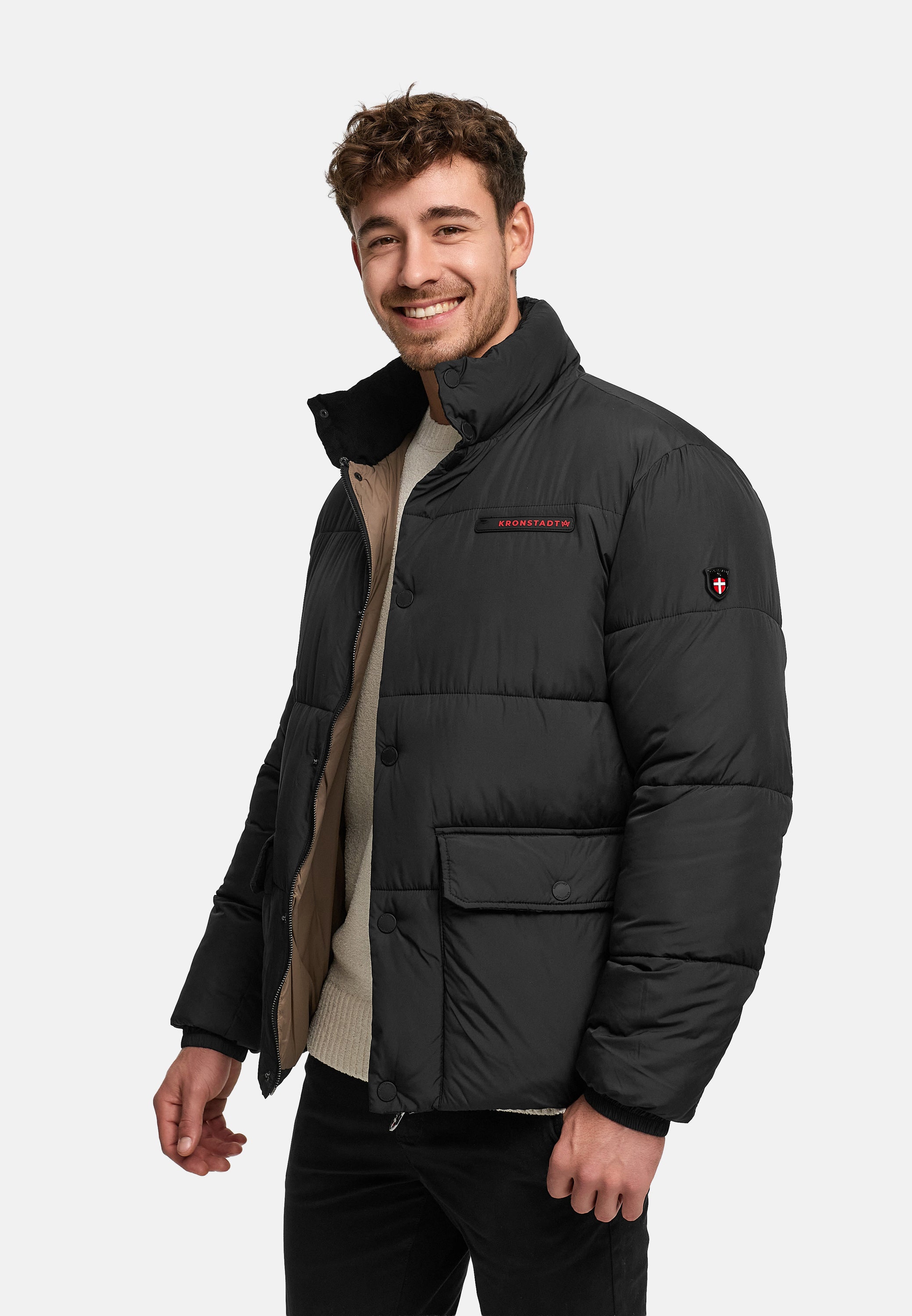 Winterjacke KSStevens puffer jacket Black