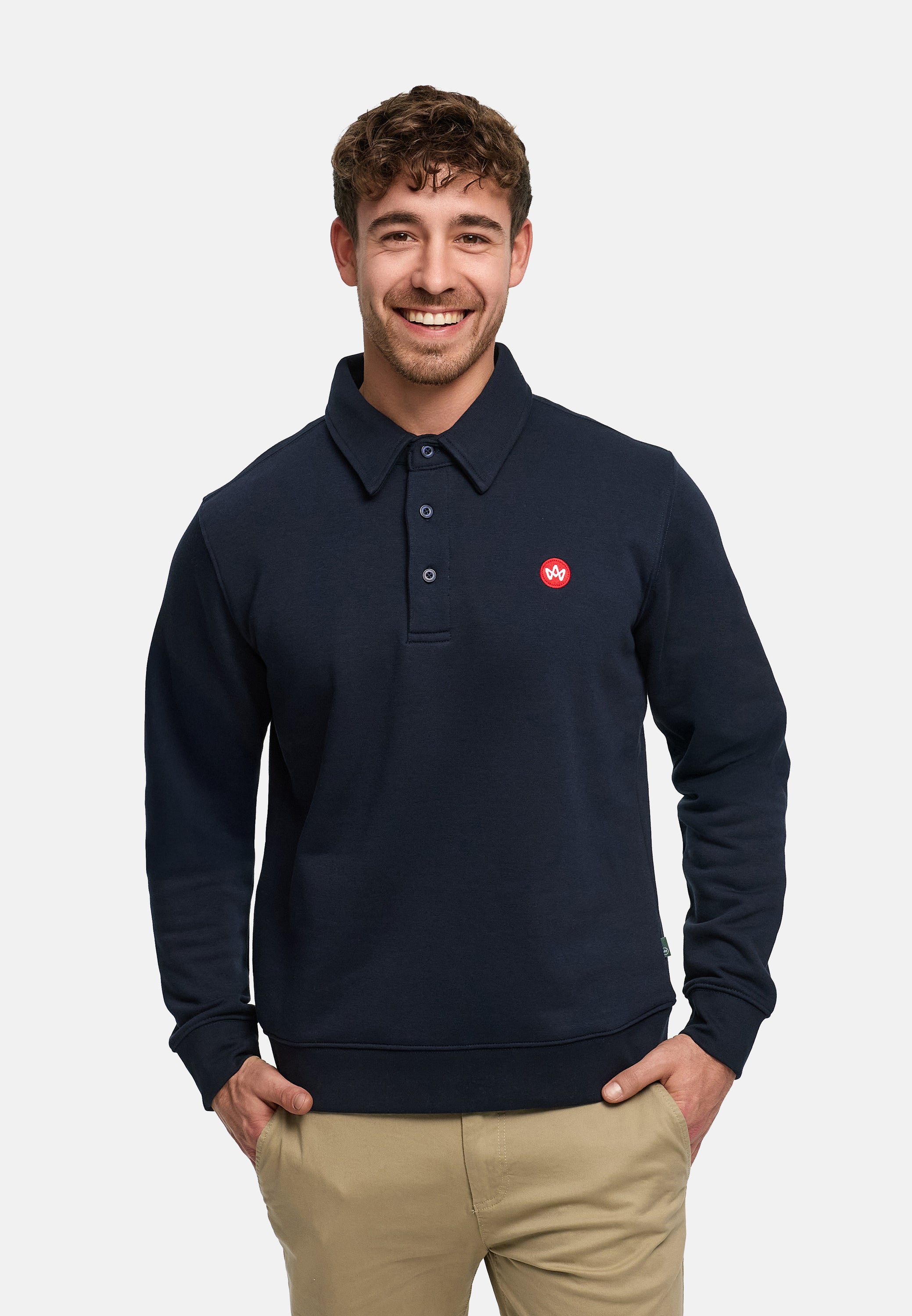 Sweatshirt KSLars Polosweater Sky Captain