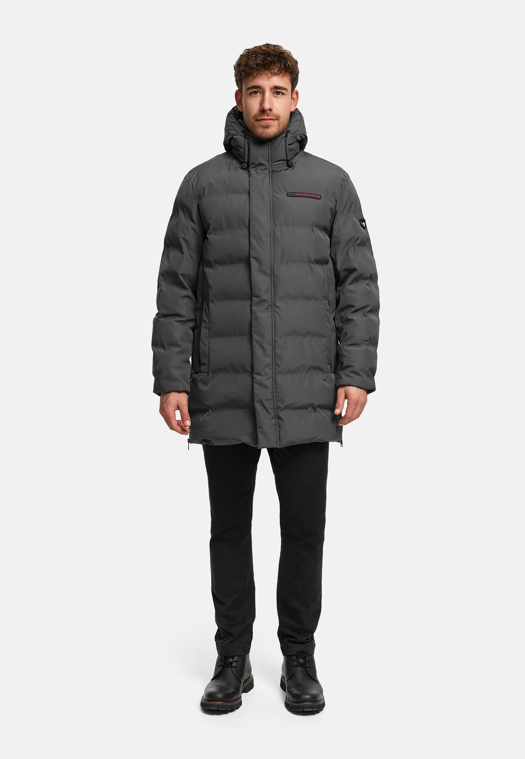 Winterjacke KSBourland hood jacket Dk Grey