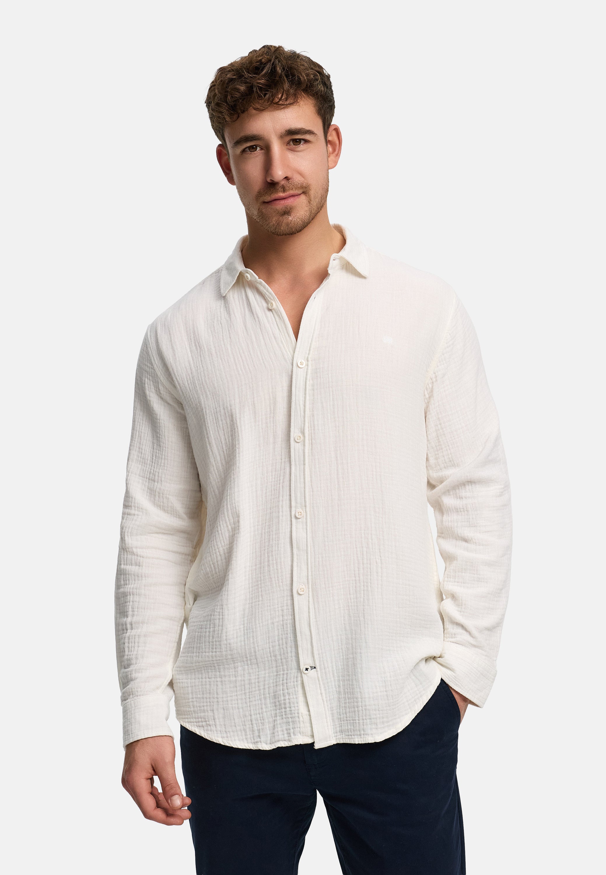 Hemd Langarm KSAvery Offwhite