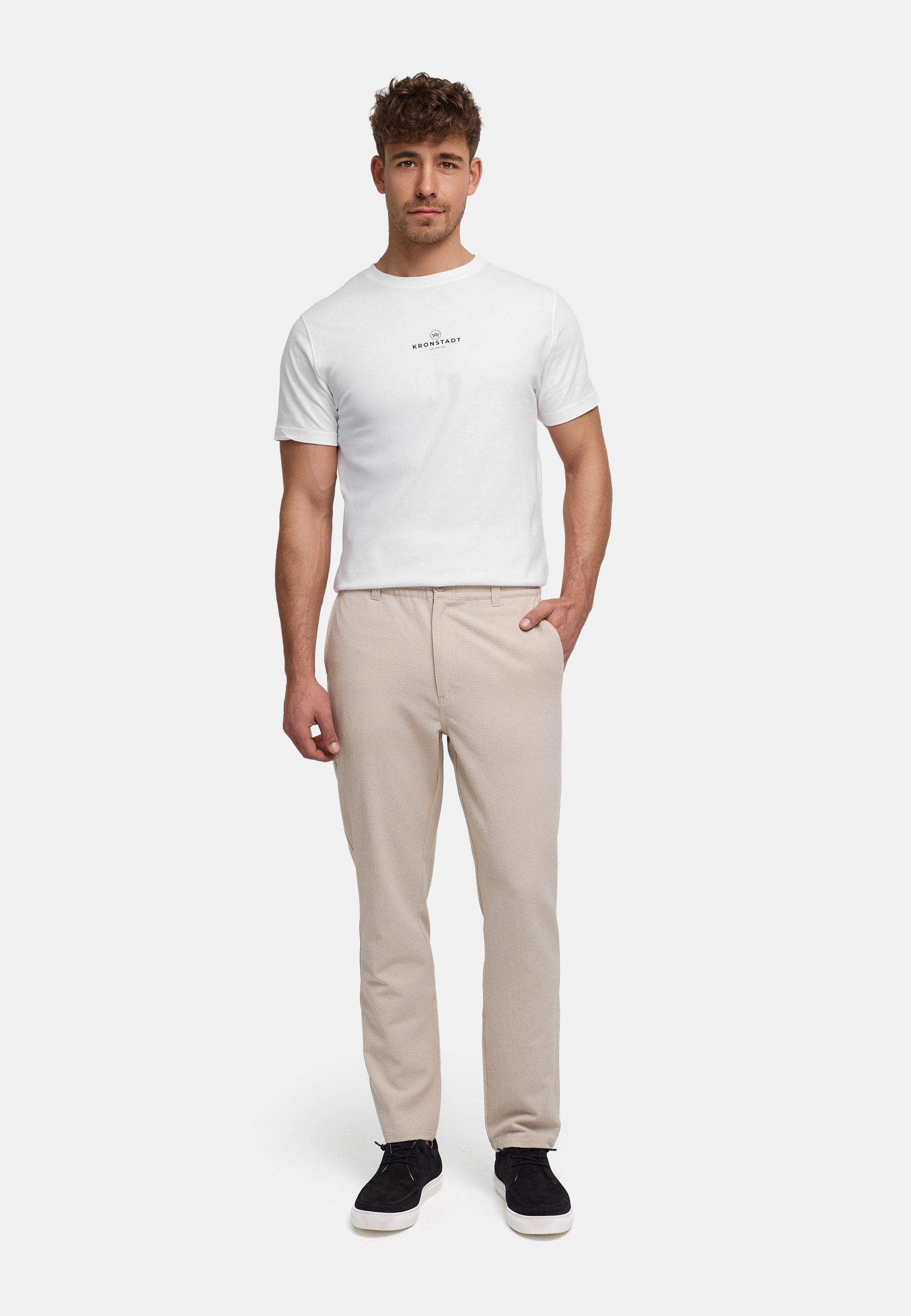 Chinohose KSVann White Pepper
