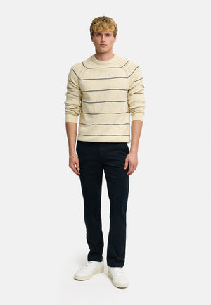 Strickpullover KSAdriel Strick Rundhals Vanilla Ice Produktbild
