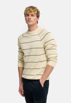 Strickpullover KSAdriel Strick Rundhals Vanilla Ice Produktbild