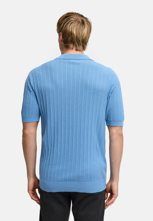 Poloshirt KSAlonzo Blue Shadow Mix Produktbild