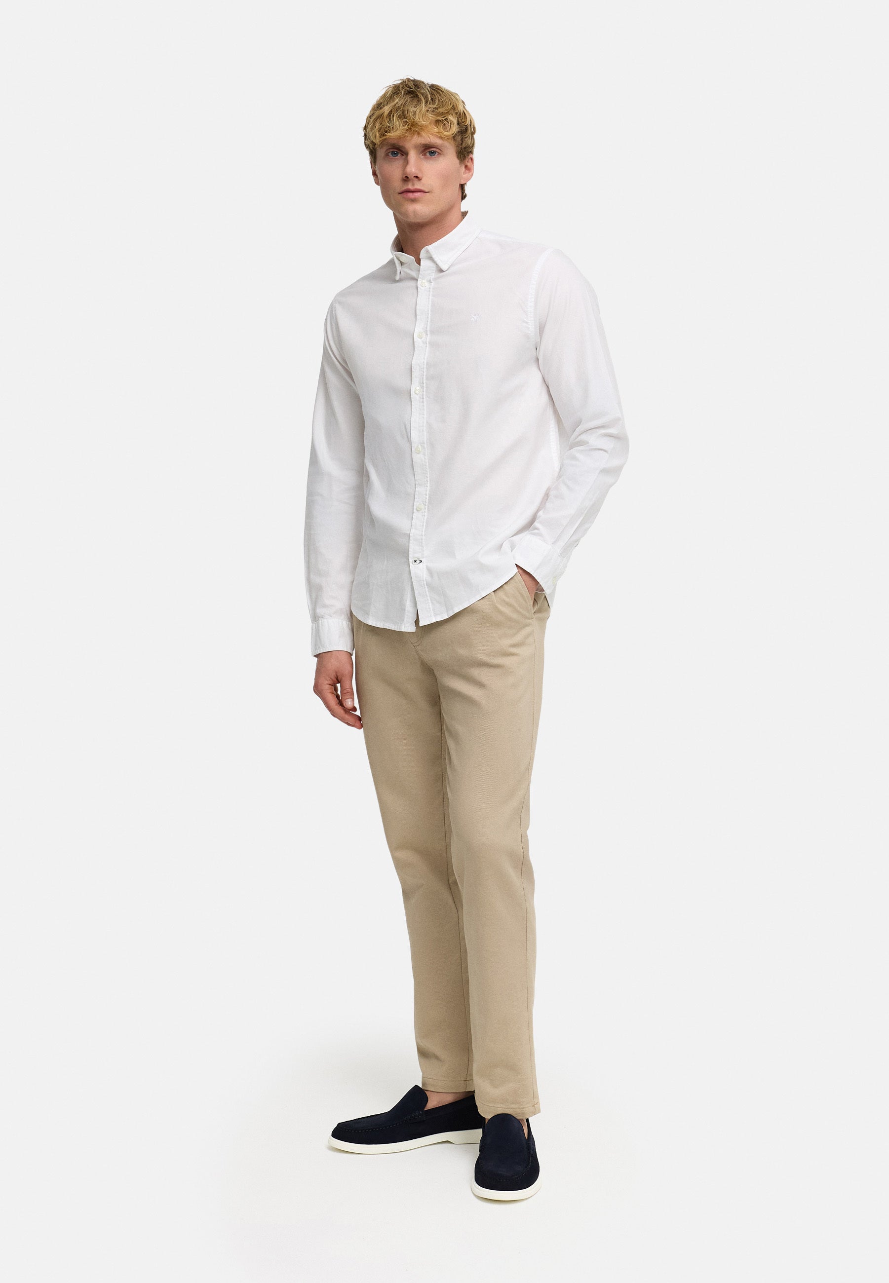 Chinohose KSHal White Pepper