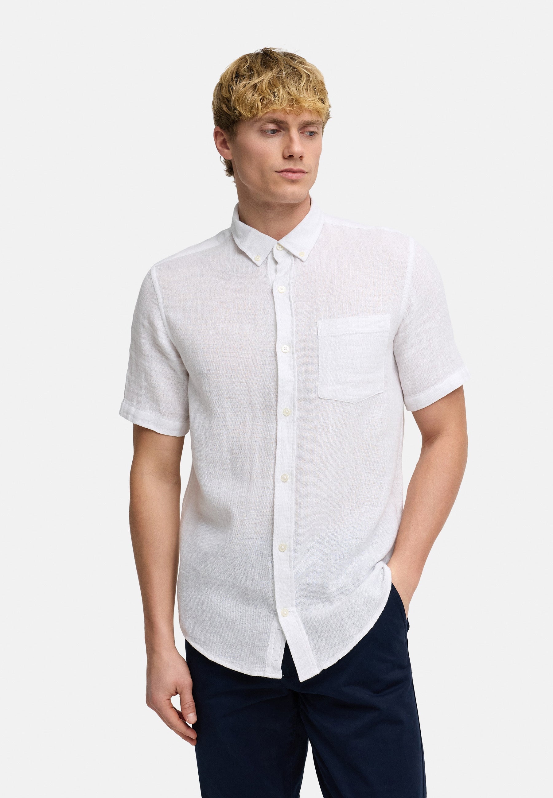 Hemd Kurzarm KSGallagher Offwhite