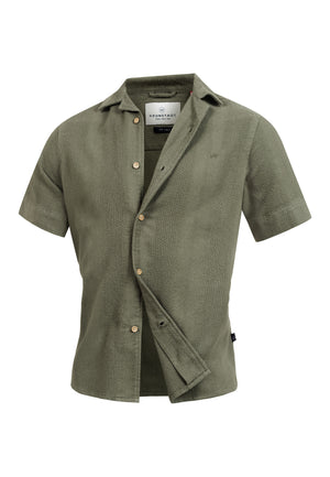 Hemd Kurzarm KSSani Deep Lichen Green Produktbild