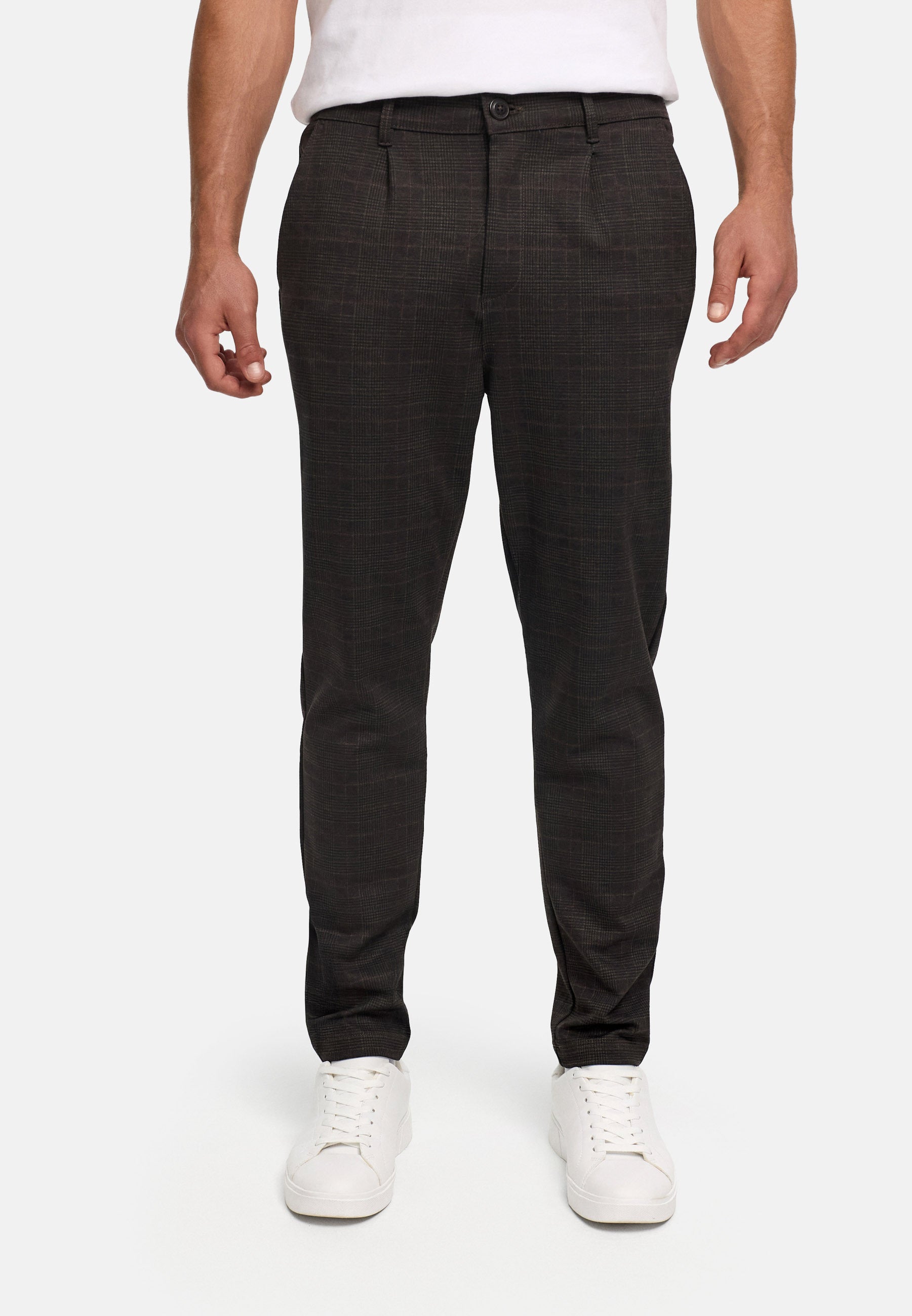 Hose KSClub Texture Brown check Produktbild
