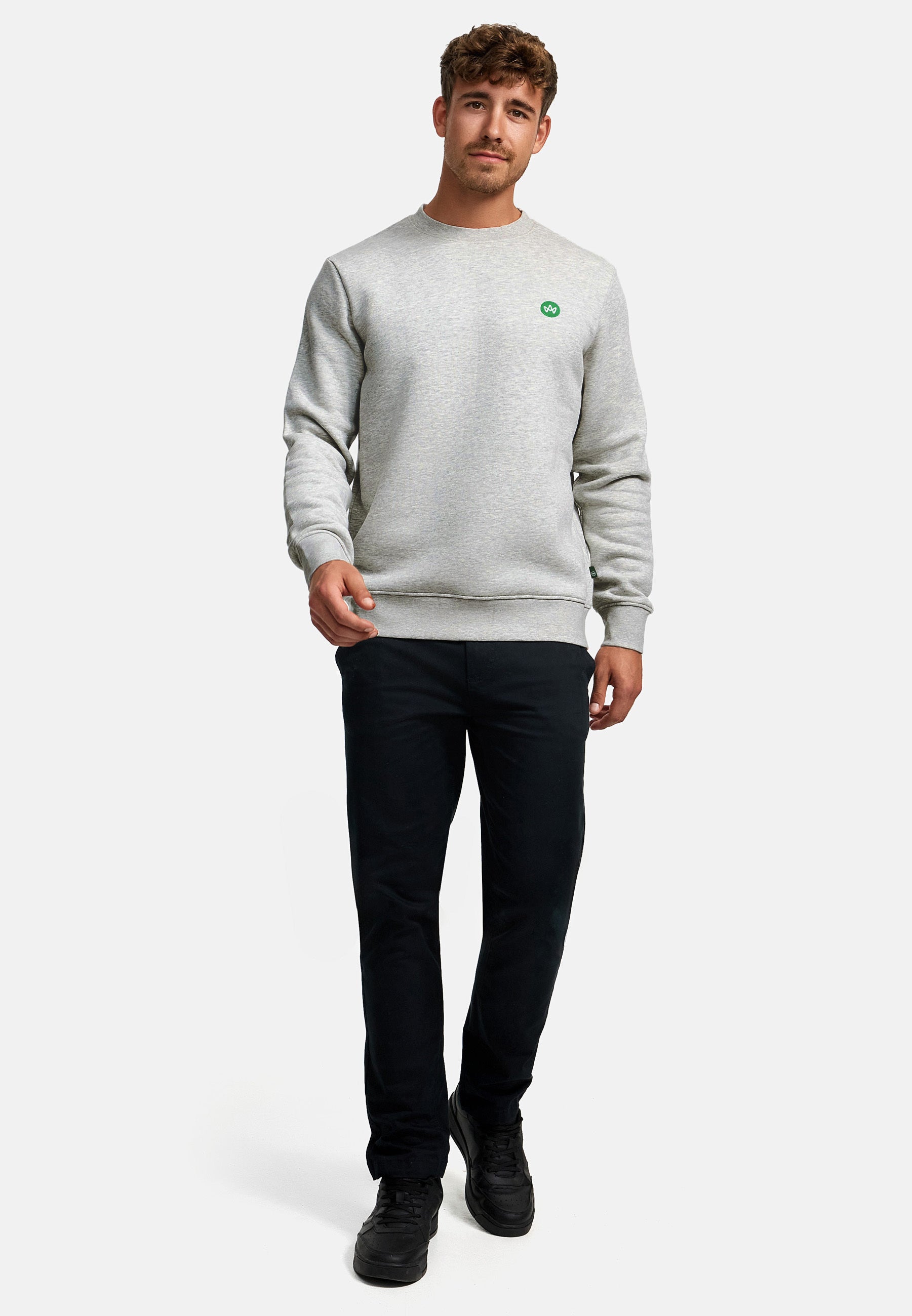Sweatshirt KSLars Lt Grey Mix Produktbild