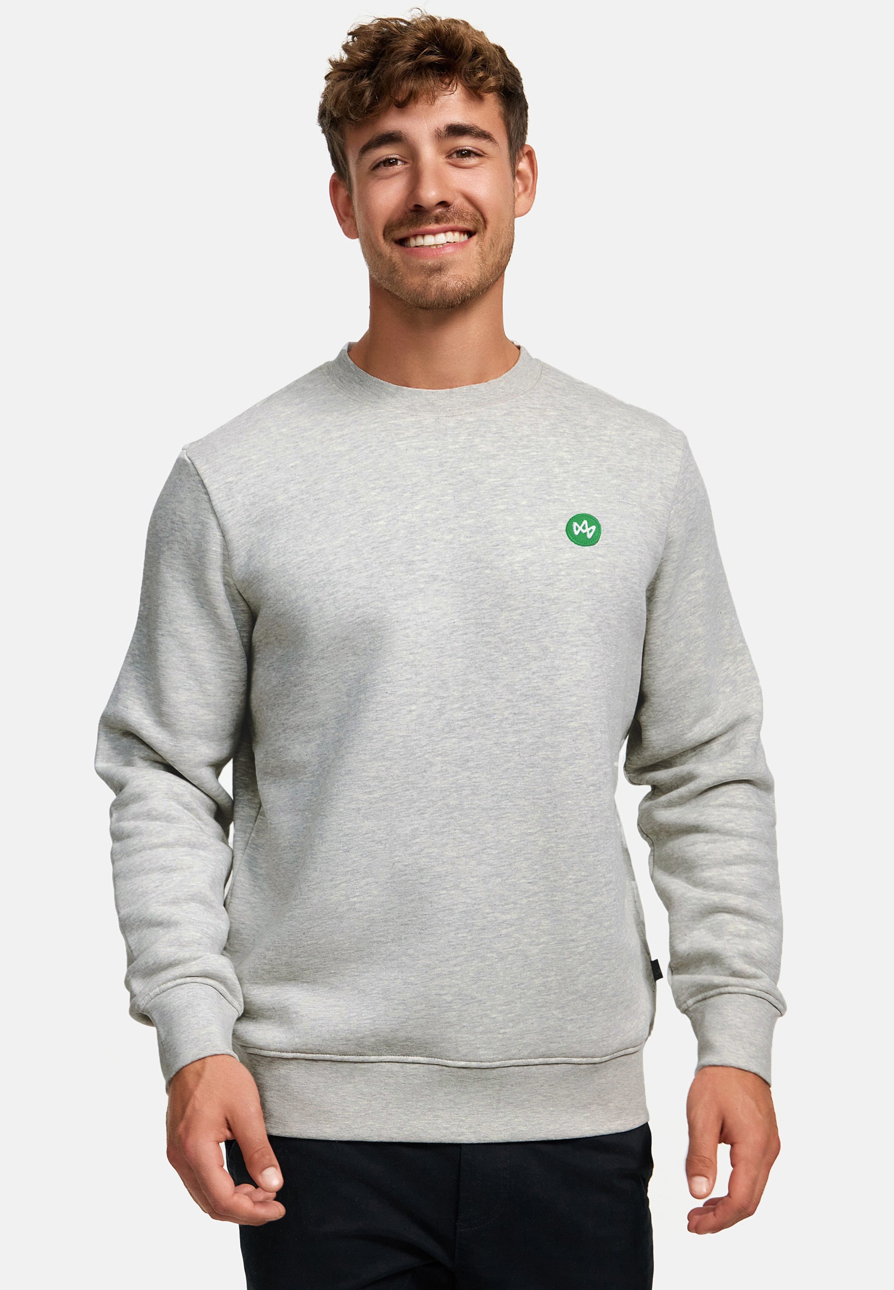 Sweatshirt KSLars Lt Grey Mix Produktbild