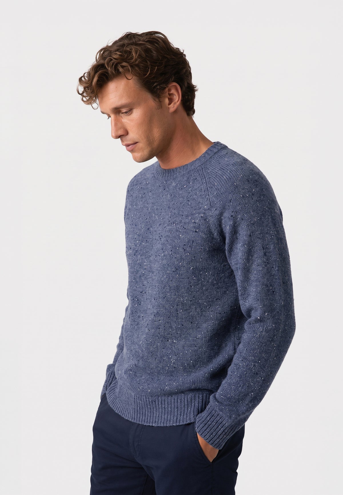 Strickpullover KSDevmill Federal Blue Mix Produktbild