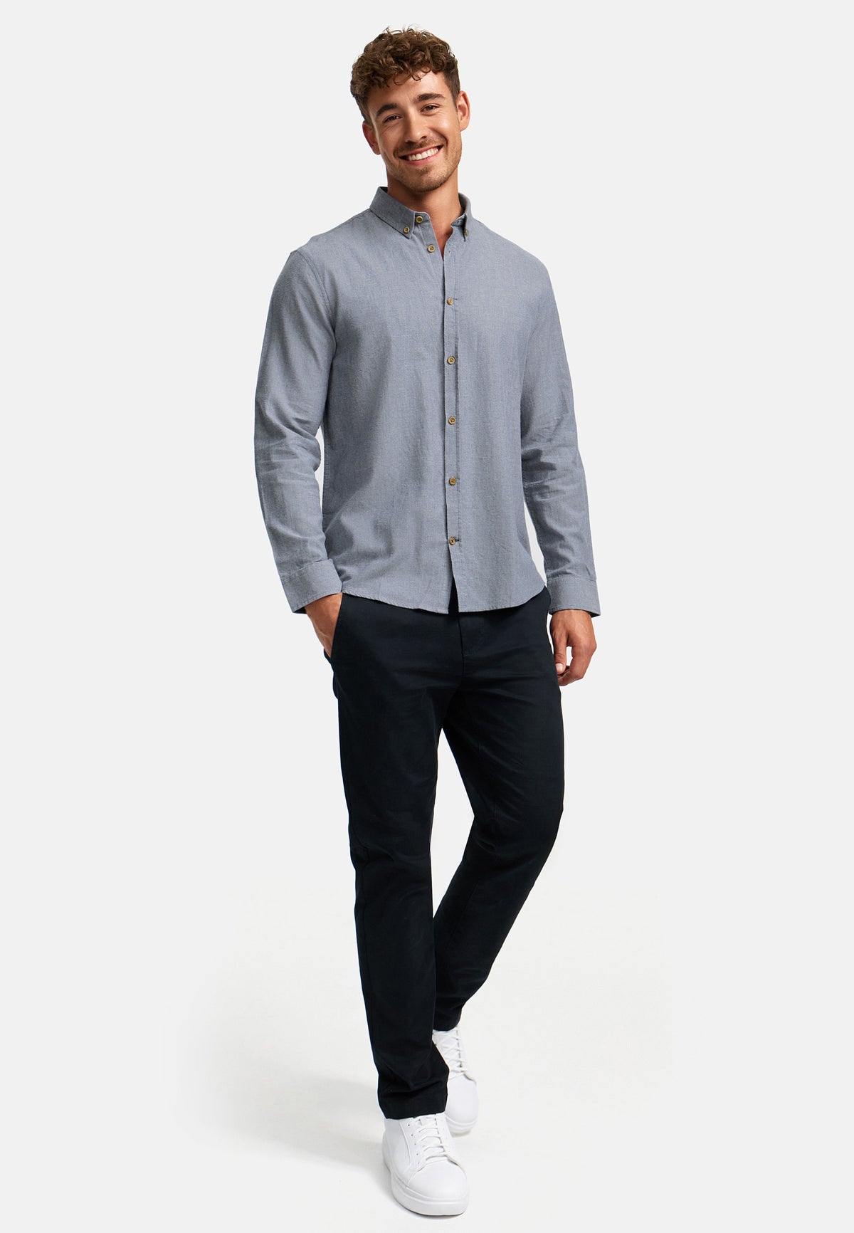 Hemd Langarm KSJohan Diego Navy Mix