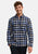Hemd Langarm KSDean Check Sky Captain