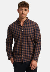 Hemd Langarm KSJohan Check Monk's Robe New