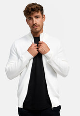 Strickjacke KSErik Zip Snow White