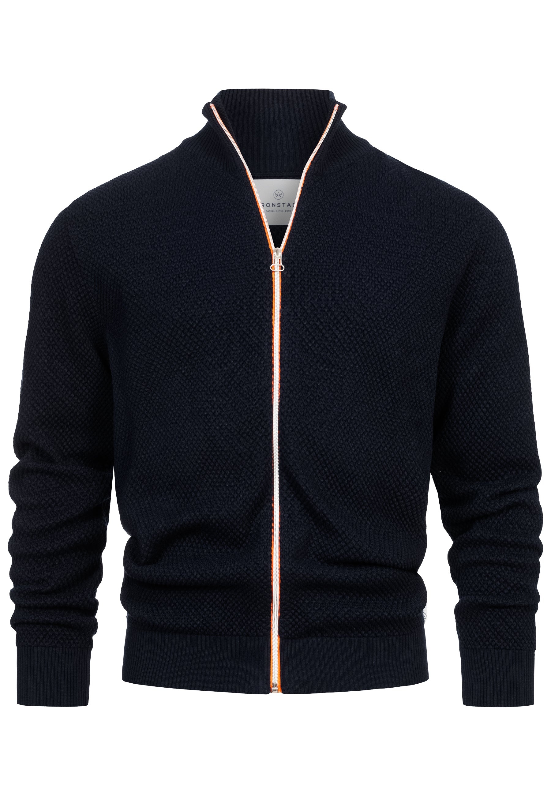 KRONSTADT | Men's Cardigan KSErik Zip Sky Captain – Kronstadt