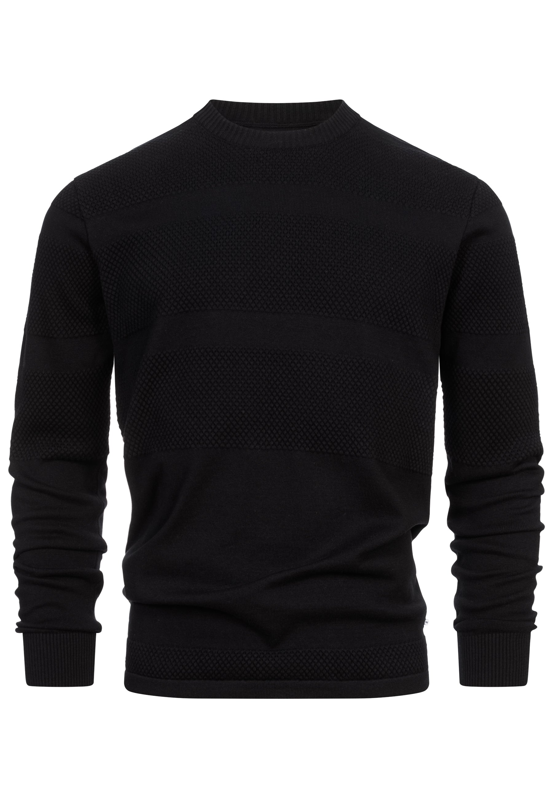 KRONSTADT | Men's Knitted Sweater KSHannes Black – Kronstadt