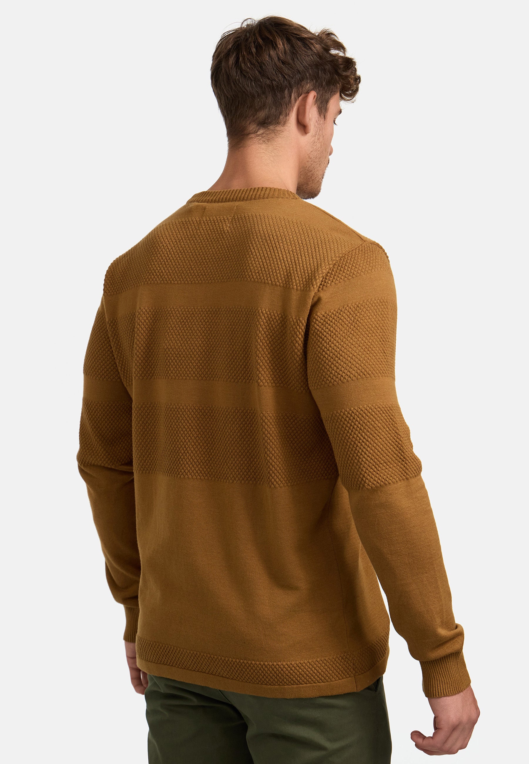 CHRONOIZM BROWN KNIT 【XXL】 KRONSTADT | Men's Knitted Sweater KSHannes Rubber – Kronstadt