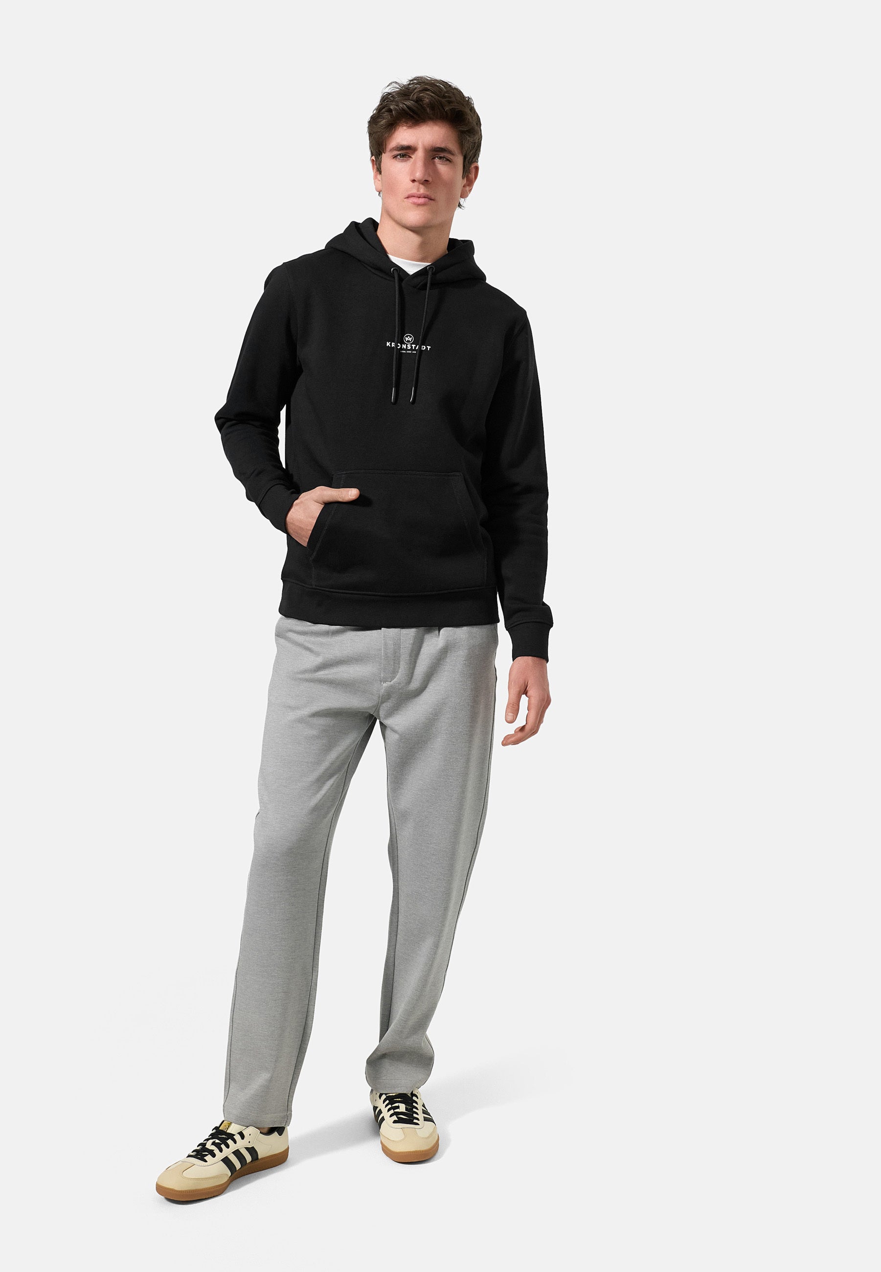 Kapuzenpullover KSLars Printhoodie Charcoal Mix
