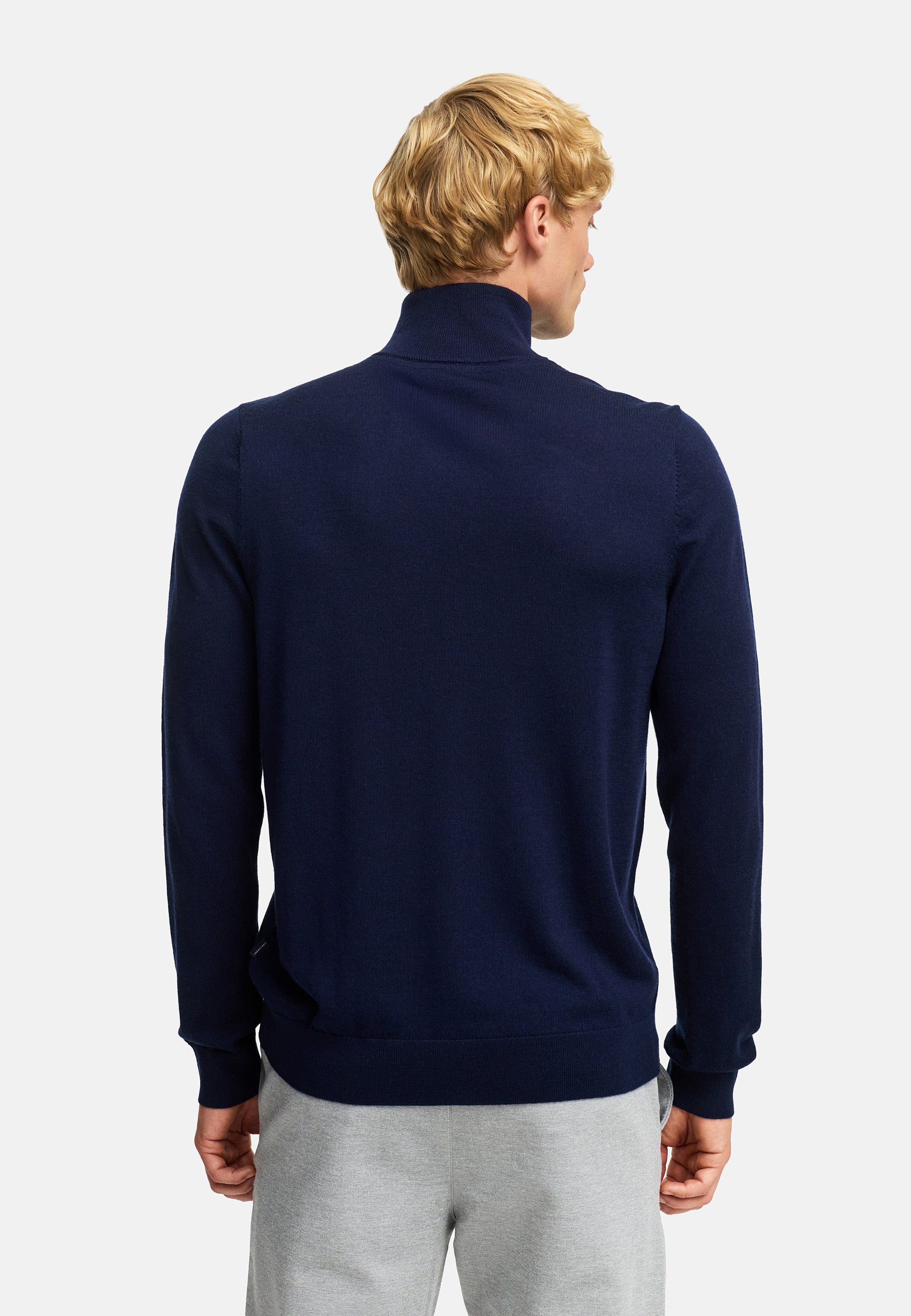 KRONSTADT | Men's Knitted Sweater KSJohannes Merino Knit Half Zip